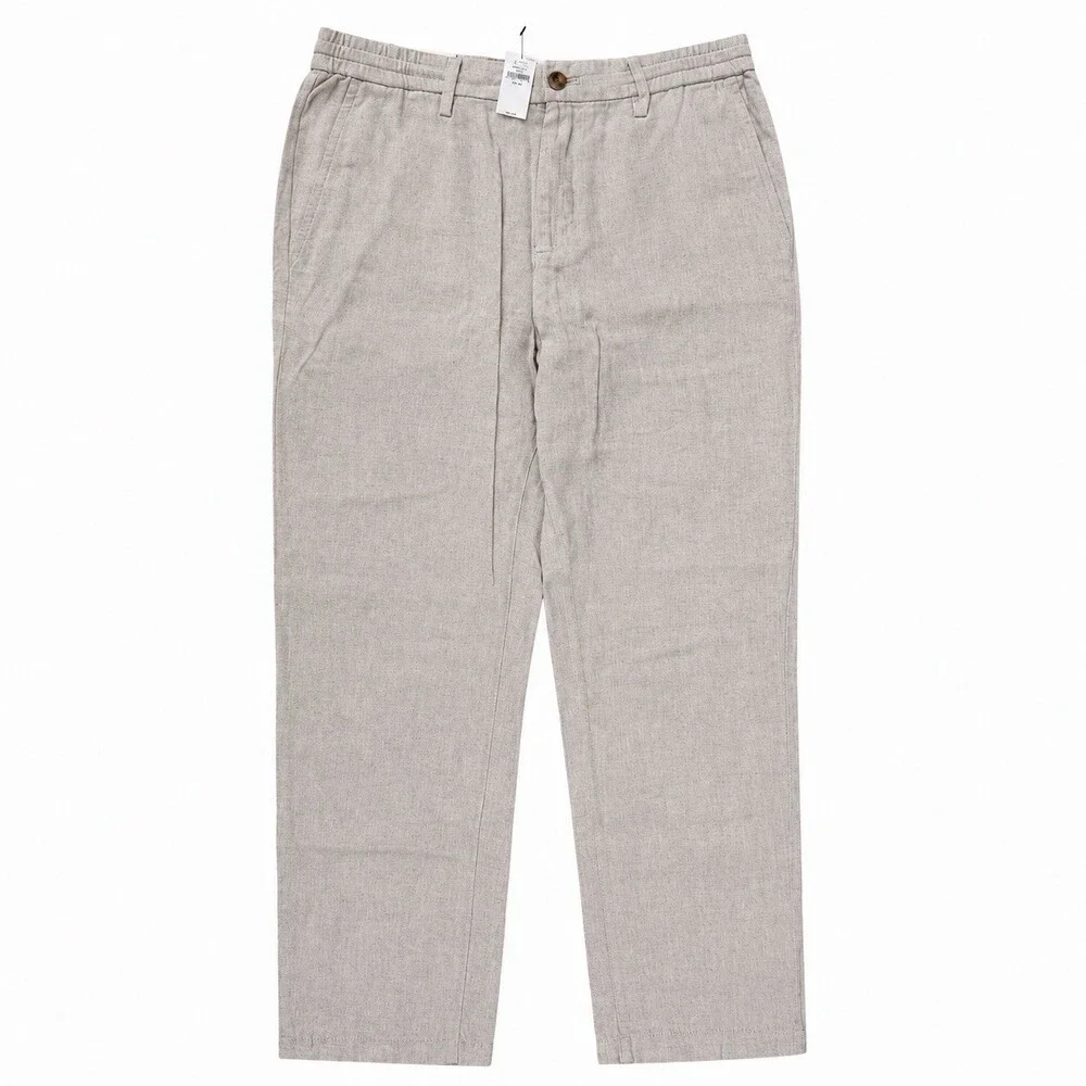 Banana Republic Men’s Linen Blend Athletic Pants 29x30 Beige NWT